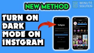 How to turn on dark mode on Instagram android and ios 2023