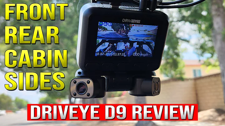 Driveye 4 Channel Dash Cam D9 Review & Driving Video