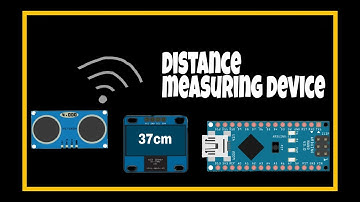 How to make a OLED Distance measuring device with arduino