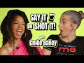 Capture de la vidéo Chlöe Bailey Gets Naughty In Say It Or Shot It! 😈