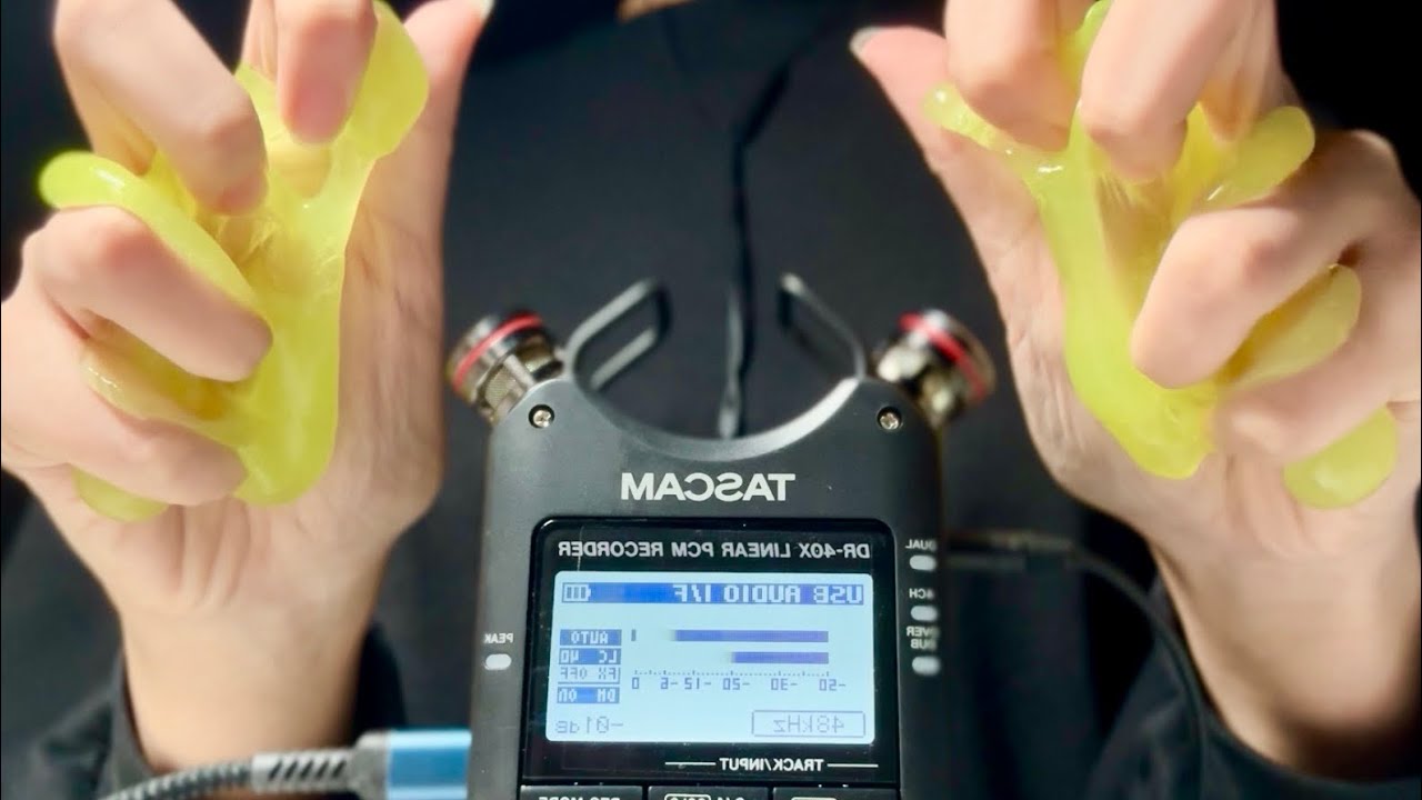 ASMR 젤리클리너 타스캠 귀청소 | Jelly cleaner