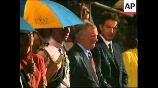 English/nat the last day of british rule in china...governor chris
patten said an emotional farewell, joined by prince charles and pm
tony blair. bri...