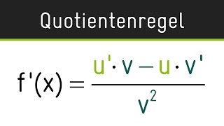 Ableitung — Quotientenregel