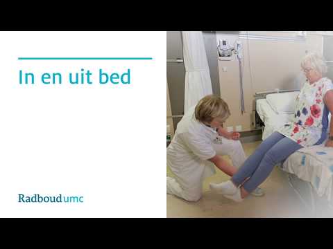 In uit bed komen