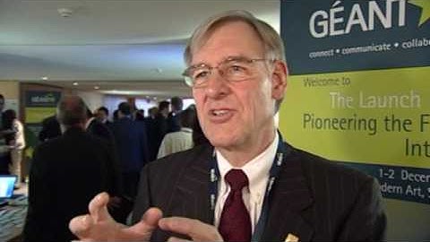 Douglas Van Houweling interview at the GÉANT Launch Event in Stockholm