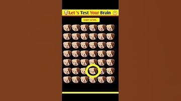 Memory Test 🤓 I| Emoji Puzzle Quiz 🤔|| Find The Odd Emoji Out💡||Part 21 #shorts #quiztime