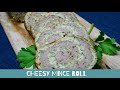 Cheesy mince roll