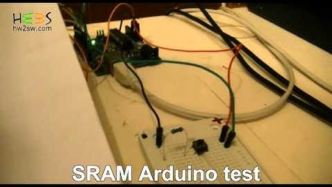 SRAM Arduino test