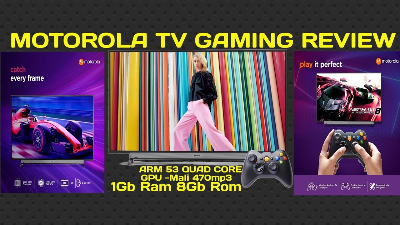 Motorola tv gaming review|| how to connect wireless gamepad to Android tv||
