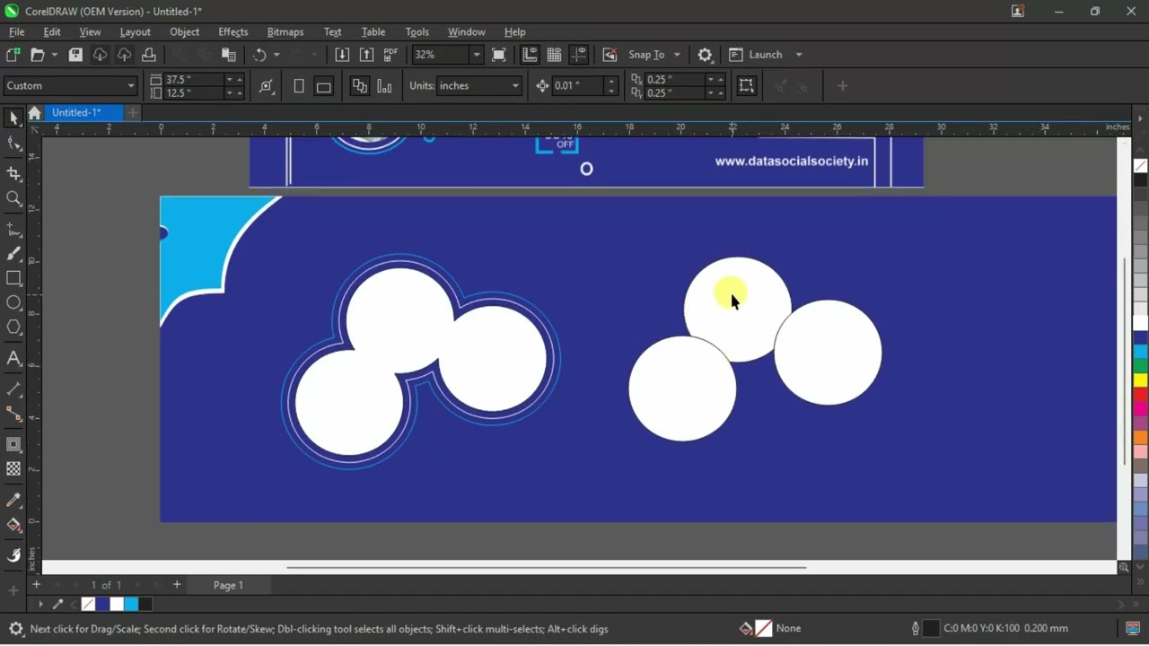 CorelDRAW Banner Design Tutorial 😱| Professional Flex & Digital Banner (Hindi)