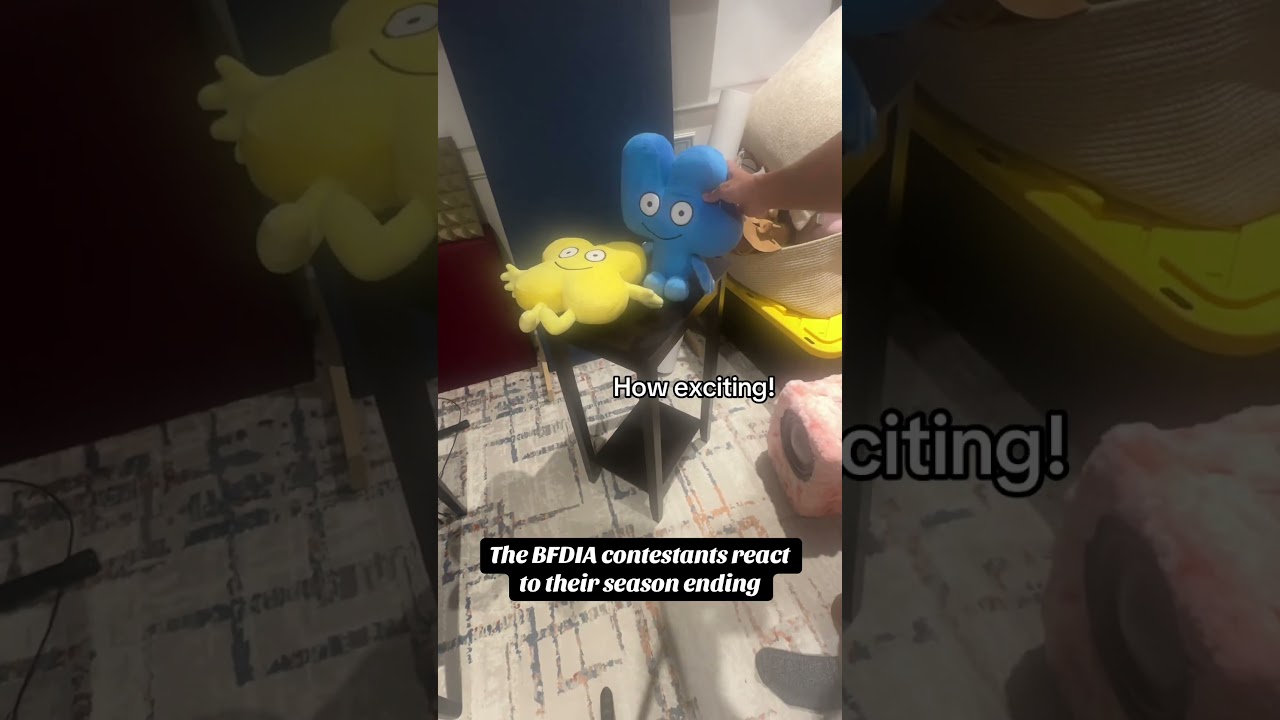 🍟✏️📌🪙 The BFDIA contestants react to their season ending. 🫡 #bfdi