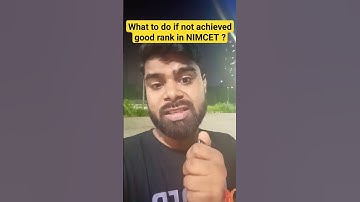 What to do if not Achieved a good rank in NIMCET? #nincet2023