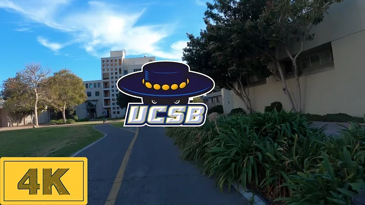 4k | Bike through UCSB to San Clemente Apartments ...