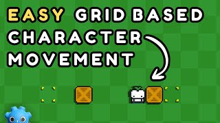 How to create a grid based character controller in Godot 4+ |Step by Step Tutorial
