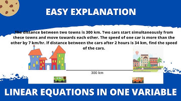 Word Problem Type 6 Speed Distance Time application linear equation in one variable-