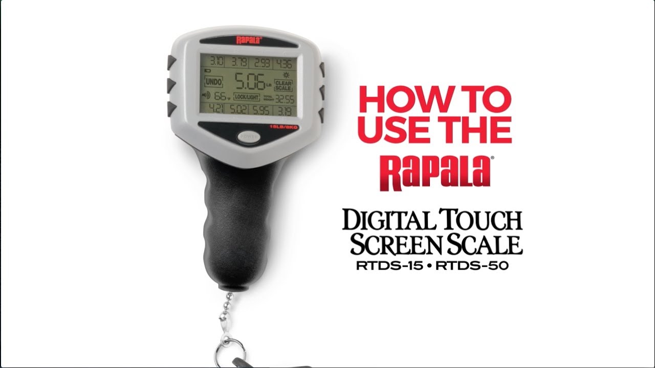 Rapala® RMDS 25 Scale Instructions 