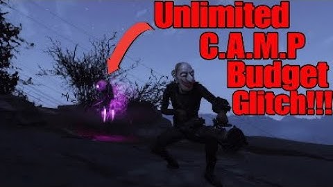 Unlimited C.A.M.P Budget Glitch in Fallout76 |Storing Method!|