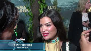 Crystle Lightning Carpet Interview at Anna Pigeon Premiere News