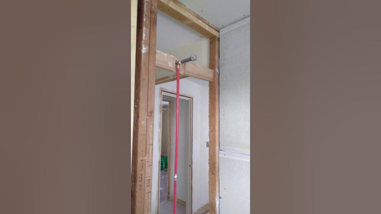 How to fix bowed studs in shower wall YouTube