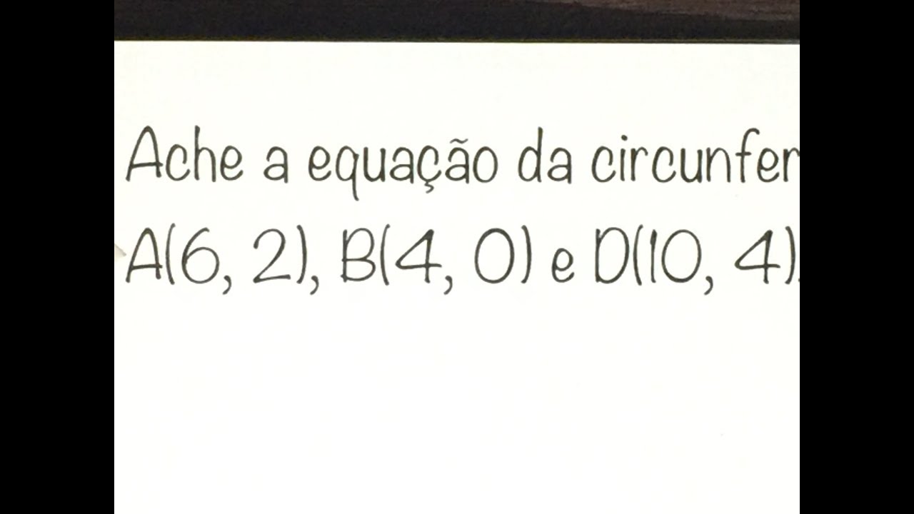 MFUNA | GAC1 - A equação da CIRCUNFERÊNCIA que passa por 3 pontos ruyi jingu bang