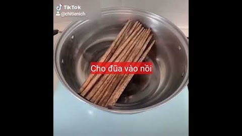 Cách làm sạch đũa mốc, sỉn màu