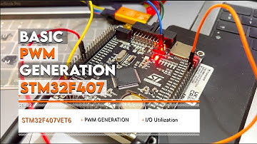 Basic PWM Generation on STM32 Board || STM32F407VET6 || STM32 Cube IDE || Black Board