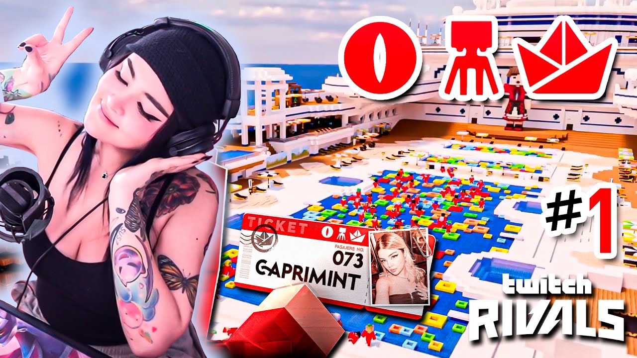 CAPRI JUGANDO SQUID CRAFT GAMES 4 👁️🦑🛳️ DÍA 1