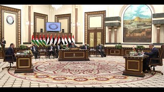 من زيارة جلالة الملك عبدالله الثاني إلى بغداد والمشاركة في القمة الثلاثية  الرابعة