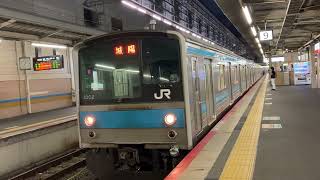 JR西日本奈良線各駅停車城陽行き京都駅発車シーン