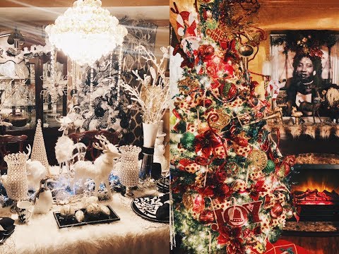 luxury-christmas-tree-&-all-white-fur-tablescape