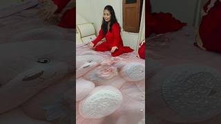 🛏️ Meesho 3D बेडशीट &amp; टेडी कवर रिव्यू | ट्रेंडिंग वायरल शॉर्ट 2025 🧸✨