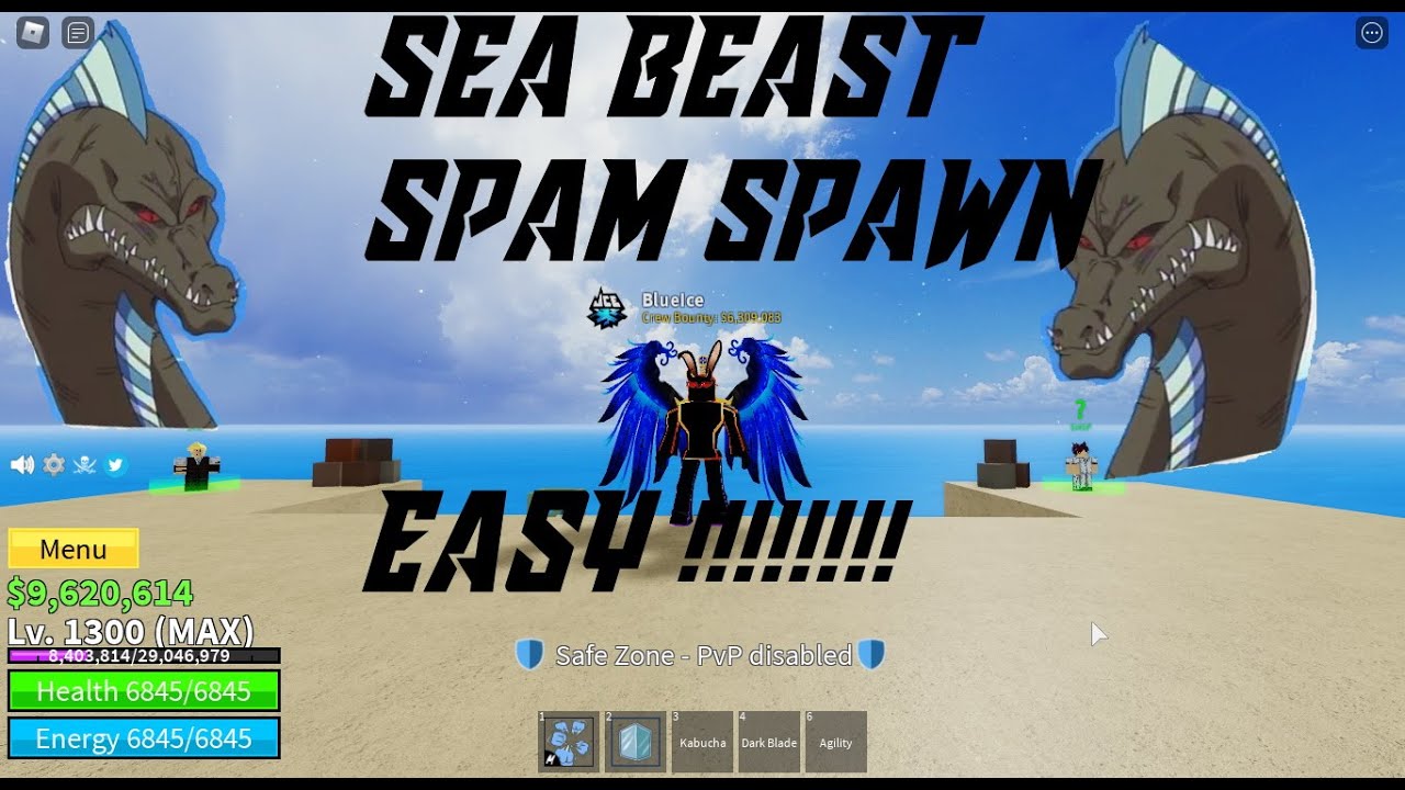 EVERY SEA BEAST SPAWN LOCATIONS