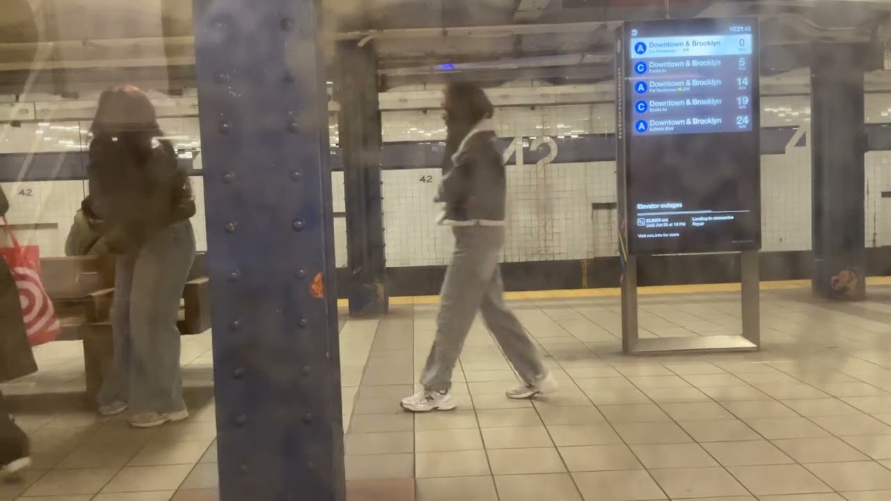 Subway ride from 42nd street to JFK airport