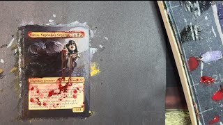 MTG Altered Art Tutorial:  Blood