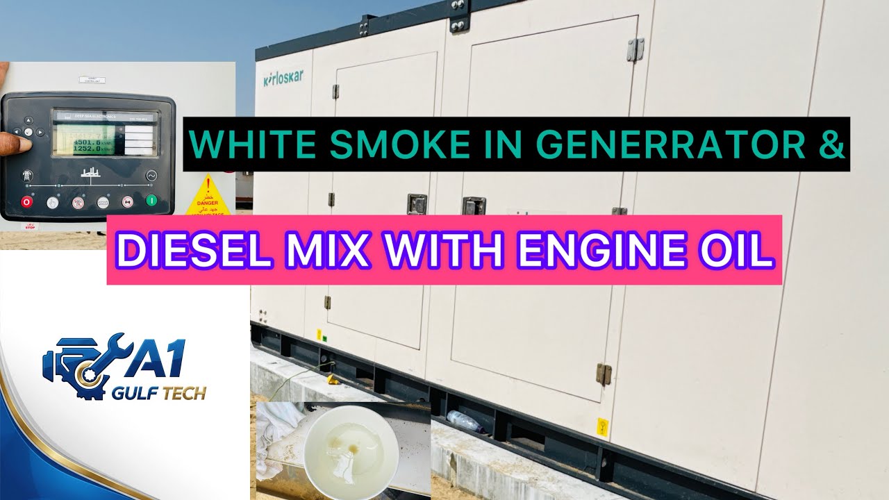 HOW TO FIXED DIESEL MIXED WITH ENGINE OIL AND WHITE SMOKE ISSUES 