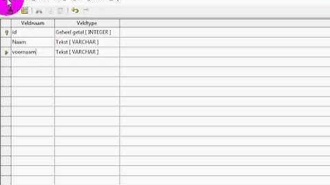 Database maken met LibreOffice