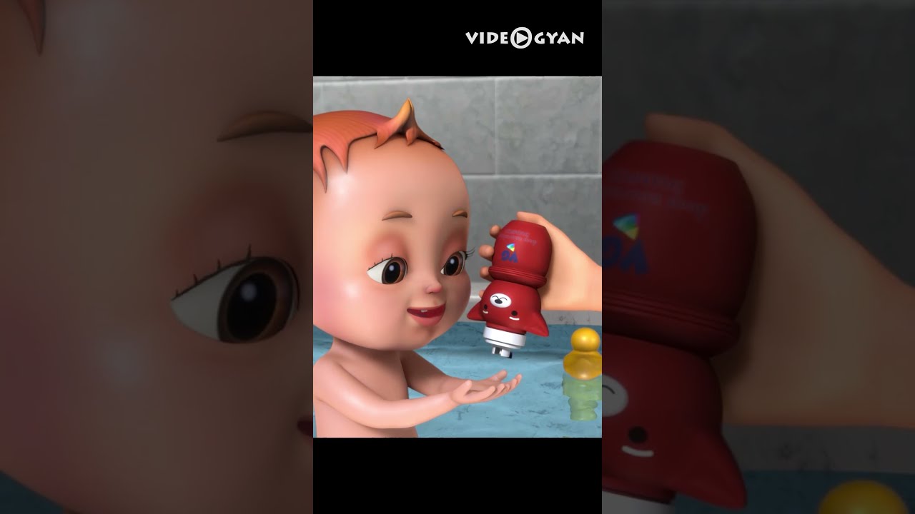 Bath Song Part 1 Telugu Shorts Baby Ronnie Minnu And Mintu Nursery Rhyme Youtubeshorts