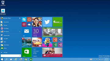 #windows10 Technical Preview Hands On Detailed