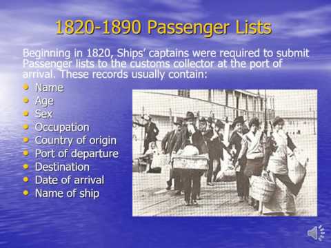 US Immigration Records by Joyce Whiting16 minutes
