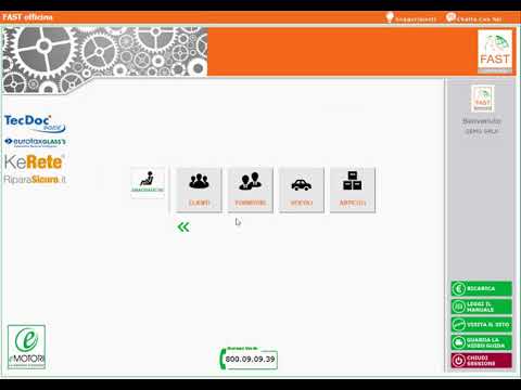FAST Officina - Anagrafica veicoli
