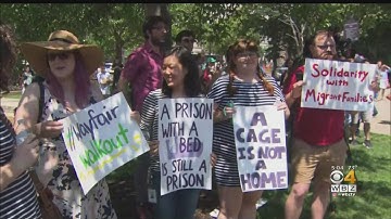 Hundreds Participate In Boston Wayfair Walkout