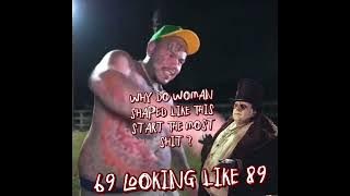 69 With His Busted Lace Front • looking like 89 • foh #batman #6ix9ine 