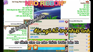 NGỌC RỒNG LẬU MỚI / NRO RED RIBBON đã open tính năng siêu độc lạ chiến thôi ae Hót !!