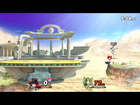 Wiiuスマブラ 元ガチ勢ブラピ使い(？)対パルテナ