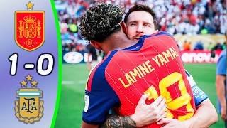 Spain 1-0 Argentina - All Goals & Atmosphere | Spain Champions. Messi Last WC match?