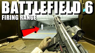 A QUICK LOOK AT THE FIRING RANGE - Battlefield 6