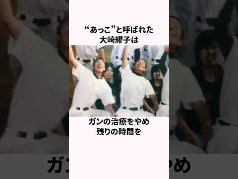 「ガンの治療をやめた」マネージャーの大崎耀子に関する雑学 #野球解説 #野球 #甲斐拓也