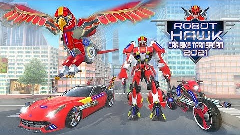 Flying Hawk Robot Car Game
