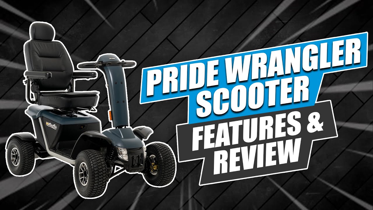 Pride Wrangler Scooter Features & Review Video - YouTube