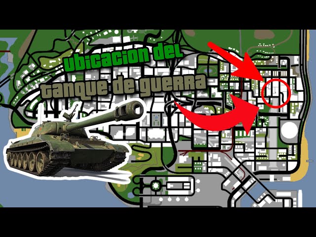 Ubicación De el Tanque de guerra en GTA San Andreas Para Android